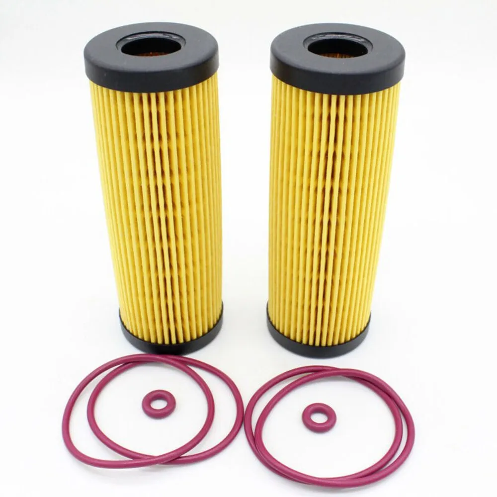 Set Of 2 Oil Filter FT4Z-6731-A For Ford F-150 Edge 2.7L V6 Turbocharged Filter Element