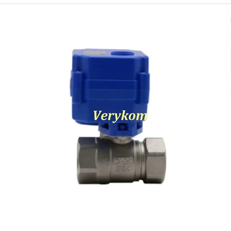 Stainless Steel 304 CWX-15Q/N Automatic Motorized Ball Valve DN15 DN20 DN25 Water Gas Air 5V 12V DC 24V 220V CR01 CR02 CR03 CR05