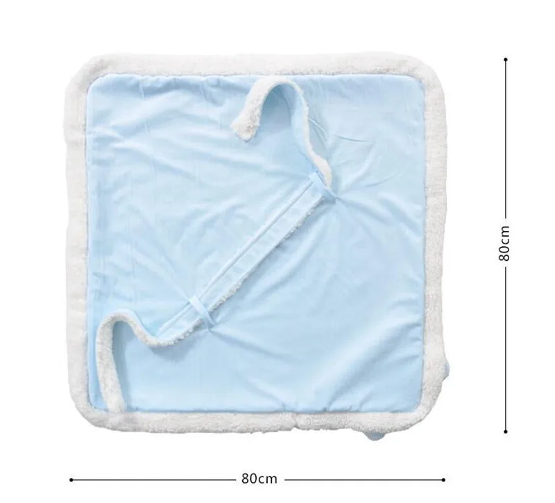 Winter Warm Baby Boys Girls Blanket Wrap Double Layer Fleece Baby Swaddle For Newborns Baby Boys Girls Bedding Blanket Kids