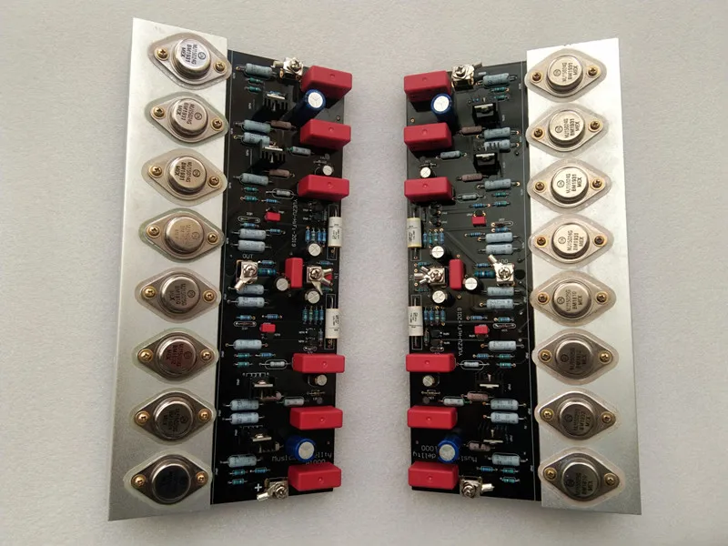Podwójny DC 30-45V A1000 na MJE15034G / MJE15035G + na MJ15024G MJ15025 tuebe 50W * 2 klasa A płyta wzmacniacza zasilania