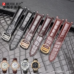 Crocodile Skin Alligator Watchband for PASHA DE CARTIER  W3109151 W3018651 crocodile watch strap mens watches top brand  luxury