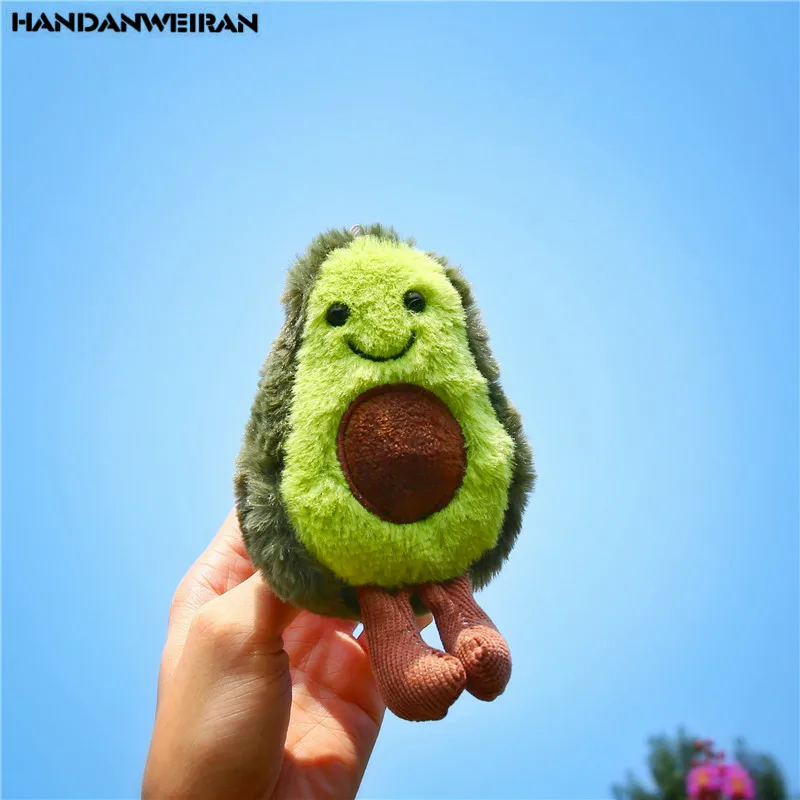 13CM Cute Avocado Plush Toys Doll Pendant Small Fruit Stuffed Toy Christmas Gift Girls Holiday Gift