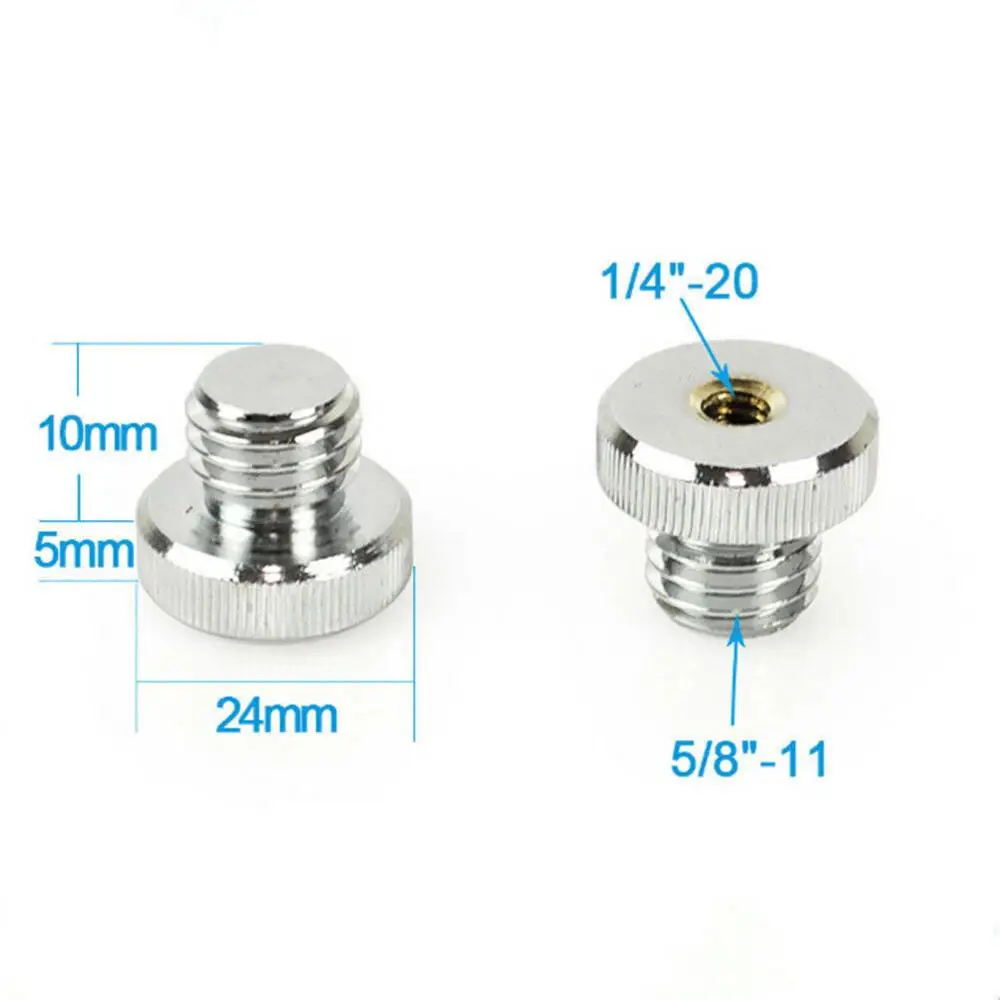 Stainess steel part 1/4"-20 to 5/8"-11 threaded screw adapter for tripod laser level adapter Jh ML 1/4 to 5/8 adapter