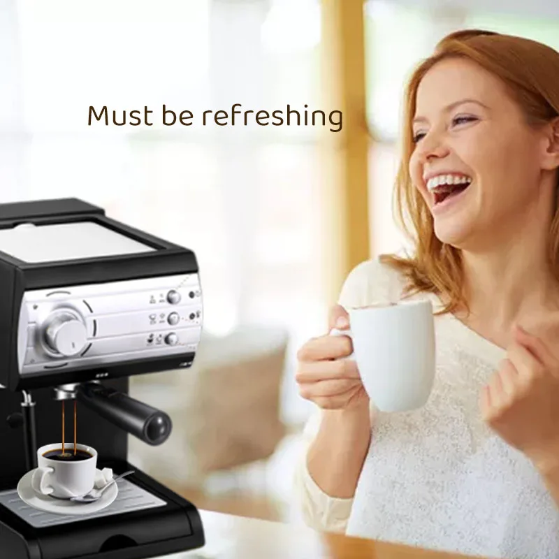 เครื่องชงกาแฟเอสเปรสโซ20Bar กาแฟเครื่องกึ่งอัตโนมัติในครัวเรือนอิตาเลี่ยนเครื่องชงกาแฟ Steam Function