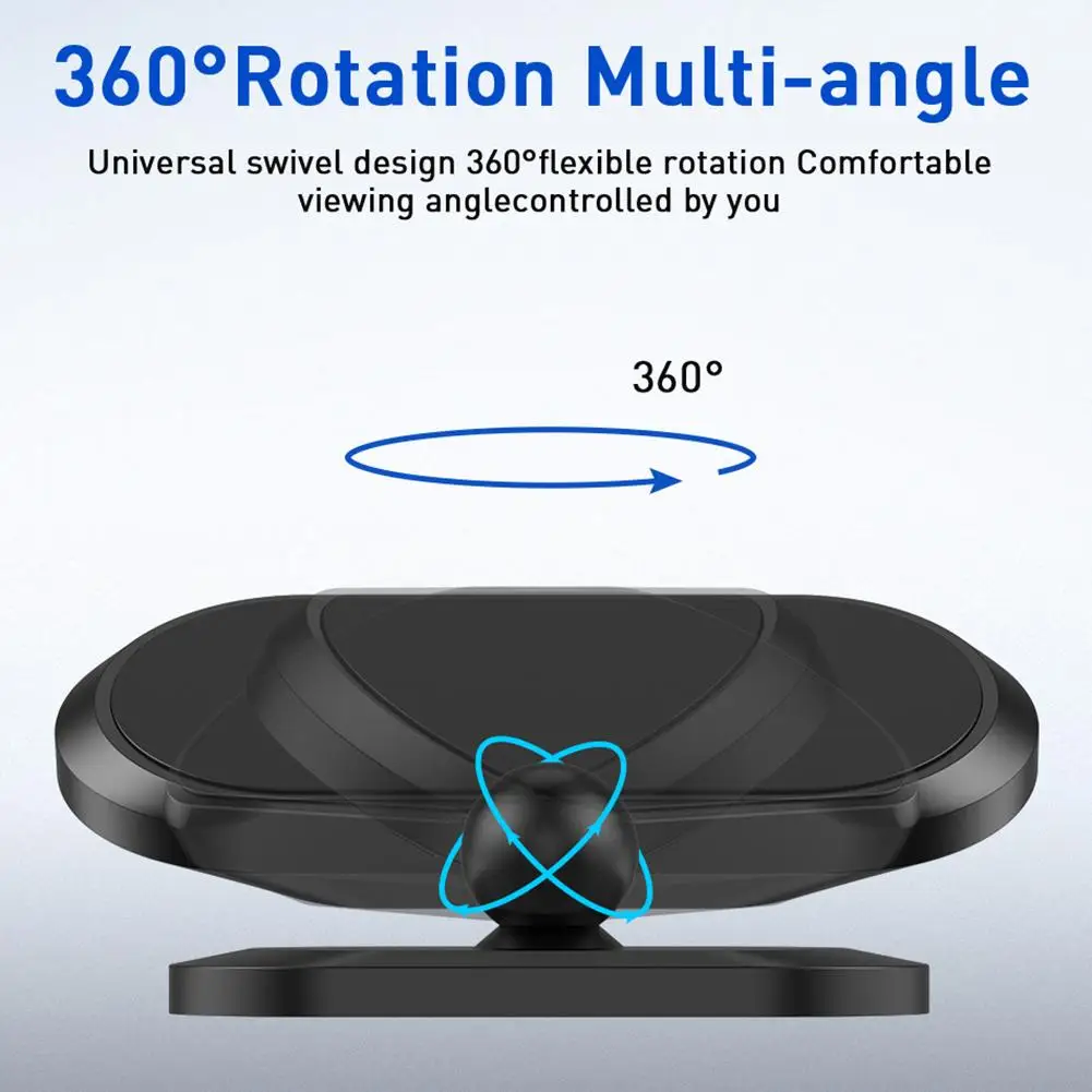 Suporte magnético universal do telefone do respiradouro de ar do carro painel de sucção 360 rotativa antiderrapante acessórios interiores do carro