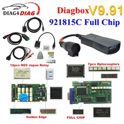 Full Chip Lexia 3 PP2000 Diagbox V9.91 FW 921815C Chip OBD2 Car Diagnostic Tool Auto Code Reader Lexia3 for Citroen for Peugeot