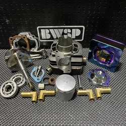 Big Bore Kit 125cc DIO50 AF18 Liquid Cooling BWSP Cylinder Set 54.5mm CNC Head Crankshaft 53.4mm JISO