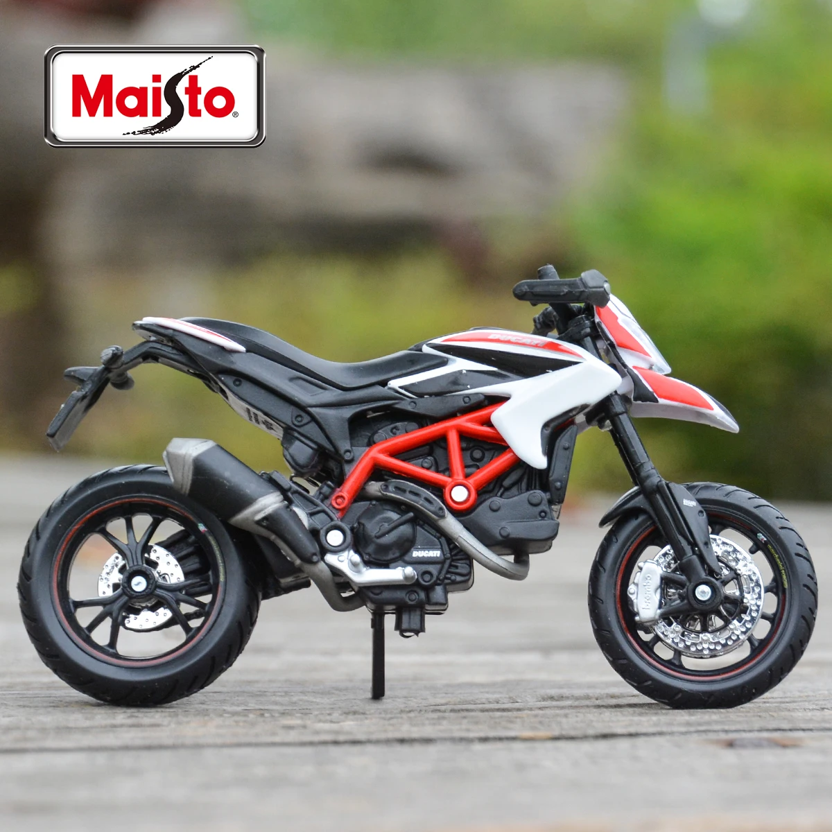 Maisto 1:18 ducati-hypermotard sp 2013 estática morrer cast veículos colecionáveis hobbies modelo de motocicleta brinquedos