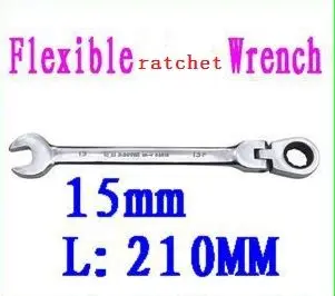 

BESTIR taiwan CRV steel 15mm 72teeth combination reversible ratchet wrench 180degree vehicle tool NO.53515 freeshipping