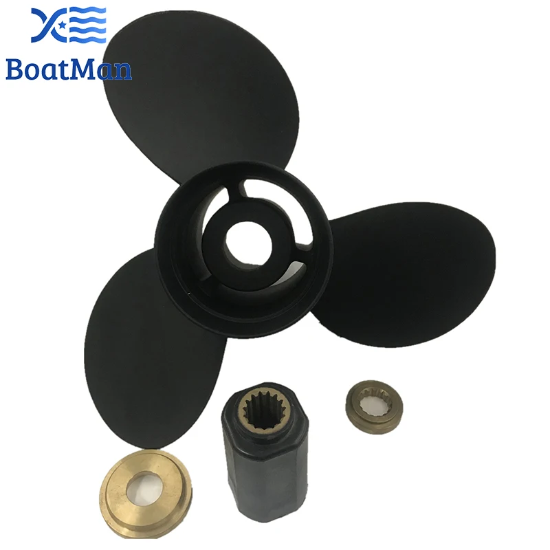 BoatMan® 15x17 Propeller for Mercury Outboard Motor 90HP 115HP 175HP 225HP 48-832828A45 15 Splines  Aluminum Boat Parts