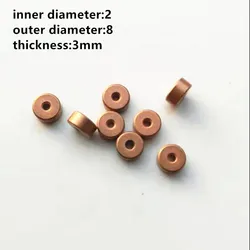 10pcs/lot Powder Metallurgy Oil Bushing Mini Bearing Inner Diameter 2 Outer Diameter 8 High Precision Oil Bearing gear