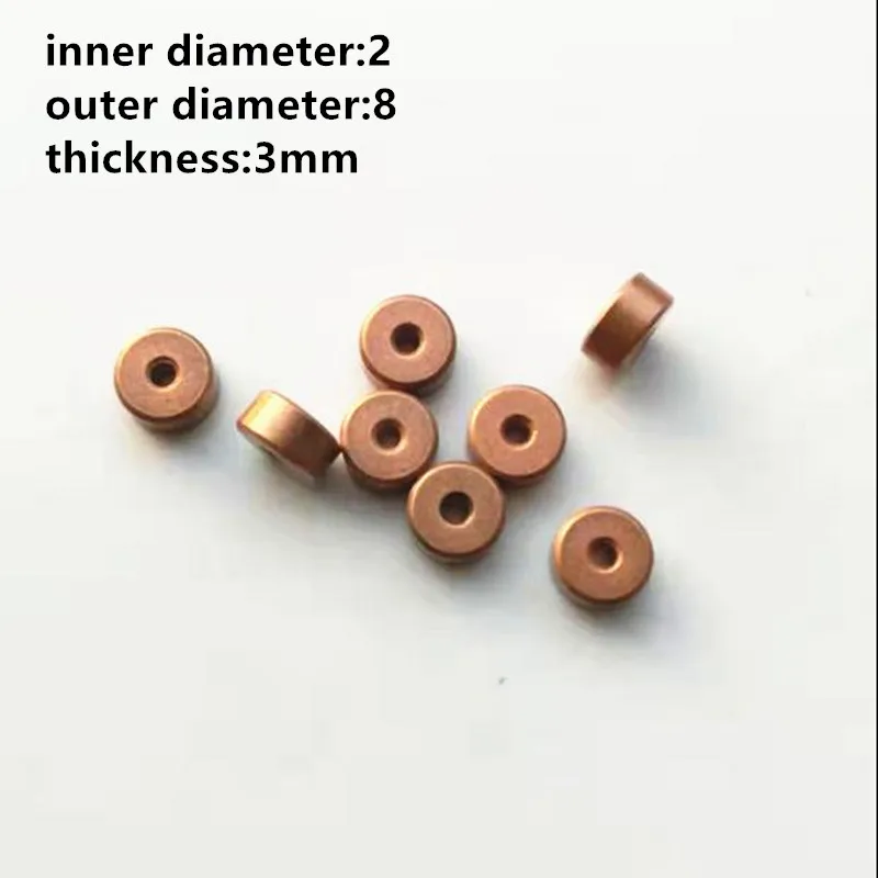 10pcs/lot Powder Metallurgy Oil Bushing Mini Bearing Inner Diameter 2 Outer Diameter 8 High Precision Oil Bearing gear