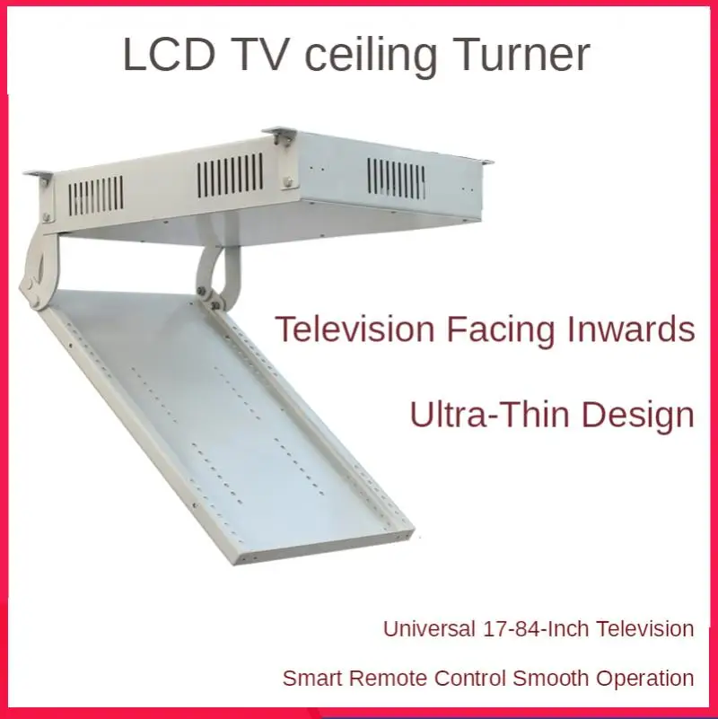 

Electric Motorized Tv Inside Rotating Mount Hidden Ceiling Remote 26-84" Lcd Flip Inward Lift Hanger Genuine Turner