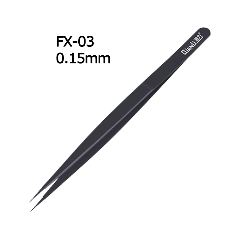 FX-03 antiruggine e anti-vorrosione dell'acciaio inossidabile del cavo di volo di 0.15mm della FK-04 delle pinzette di QIANLI YX-01 YK-02 0.1mm