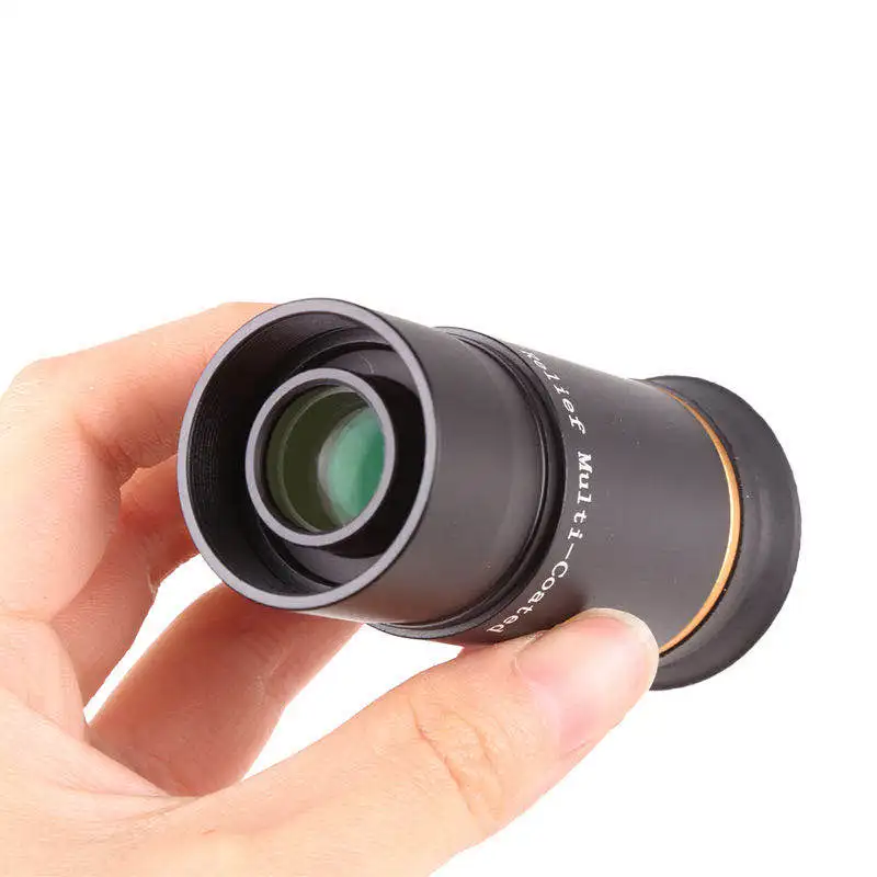 Telescopio astronómico de 66 grados, 9mm, ocular planetario con longitud de pupila, altura y ancho, ángulo de visión de 12,5 pulgadas