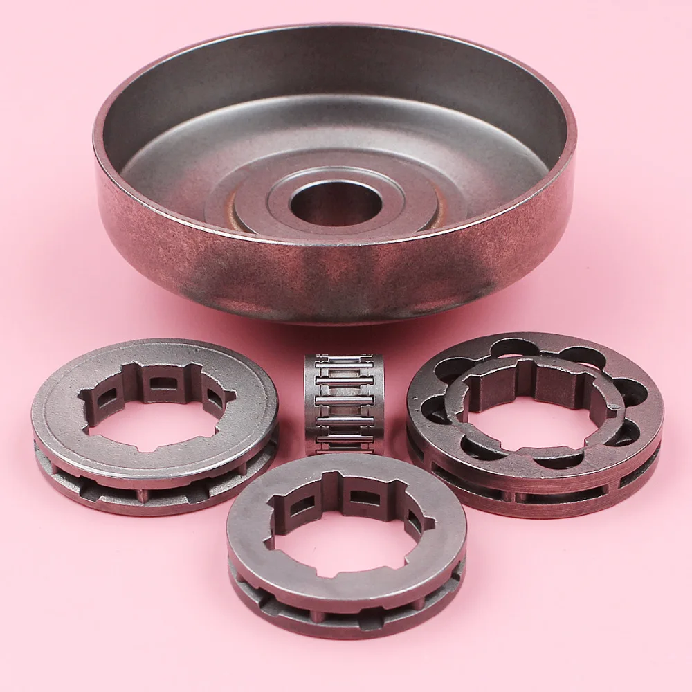 Adefol Kit cuscinetto ago pignone tamburo frizione per Husqvarna 61 66 268 272 XP Jonsered 625 670 champion SUOER II sega a catena