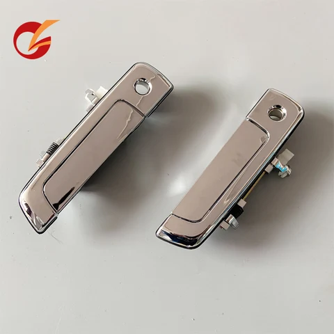 Передний внешняя дверная ручка хромированный для 2001-2004 Chrysler Sebring 01-05 Dodge Stratus 97-04 Mitsubishi Mirage Eclipse Galant