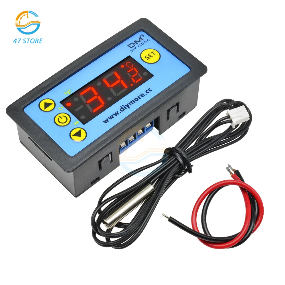 W3231 LED termostato digitale a doppio Display singolo DC 12V AC 110V 220V regolatore di temperatura per congelatori per acquari incubatore auto