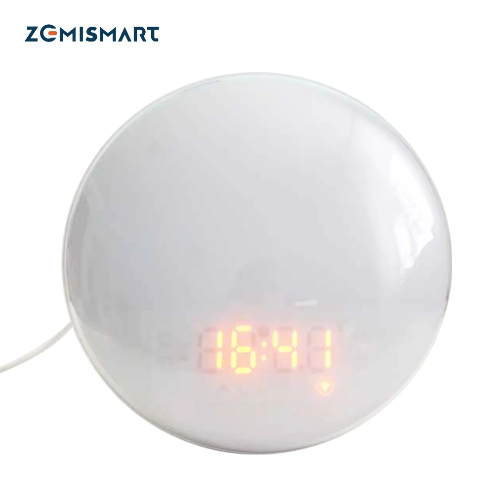 

Умный будильник Zemismart с Wi-Fi, 7 цветов, включение Alexa, Google Home