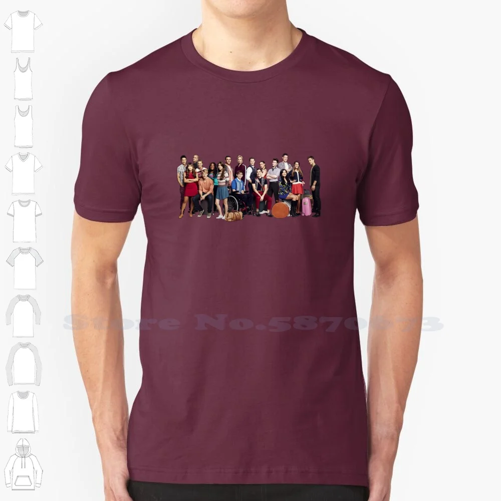 Glee Cast Summer Funny T Shirt For Men Women Glee Tv Lea Berry Kurt Blaine Anderson Klaine Darren Criss