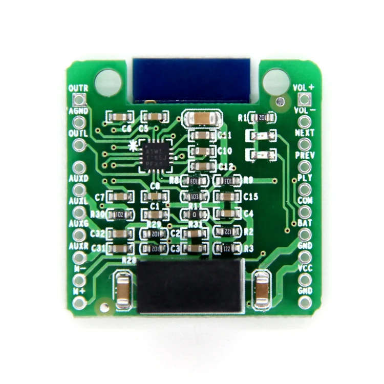V5.0 Car Receiving Board Bluetooth-Compatible BK3266 Amp Board AT Change Name Call Button Switch Machine AUX Input view 5