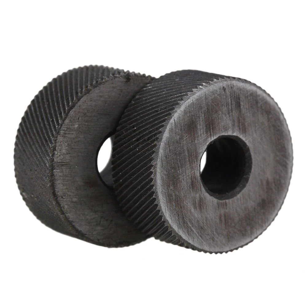 26mm Dia 2mm Pitch Diagonal Coarse Knurl Wheel Knurling Roller Pack of 2