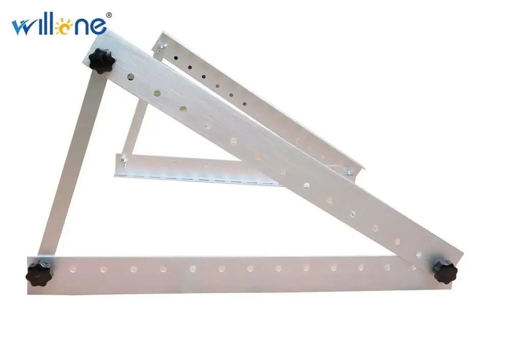 Adjustable RV Rack Folding Tilt Solar Panel Mounting Bracket 22inch 28inch up to150W for Caravan Boat, RV, Off-Grid System