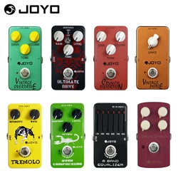 JOYO JF-01 JF-02 Guitar Effect Pedal Overdrive / Ultimate Drive / Crunch Distortion / Phase / Tremolo / Compressor / 6-Band EQ