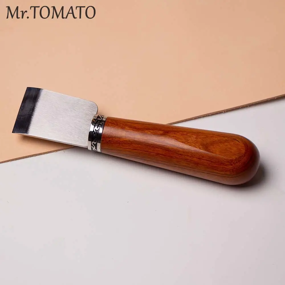 Professional Leather Craft Cutting Knife Carving Cutting Leather Knife Spade Shucking Knives Steel Blade Craft Tools