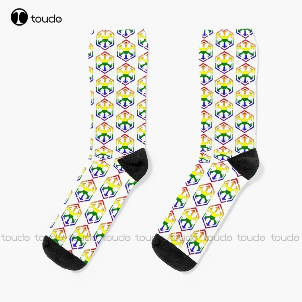 

Sith Gay Pride Symbol Socks Girl Socks Christmas Gift Unisex Adult Teen Youth Socks Custom 360° Digital Print Women Men