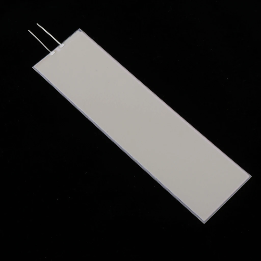 2xABS Plastic EL Lamp Electroluminescent Panel Backlight Decorations White