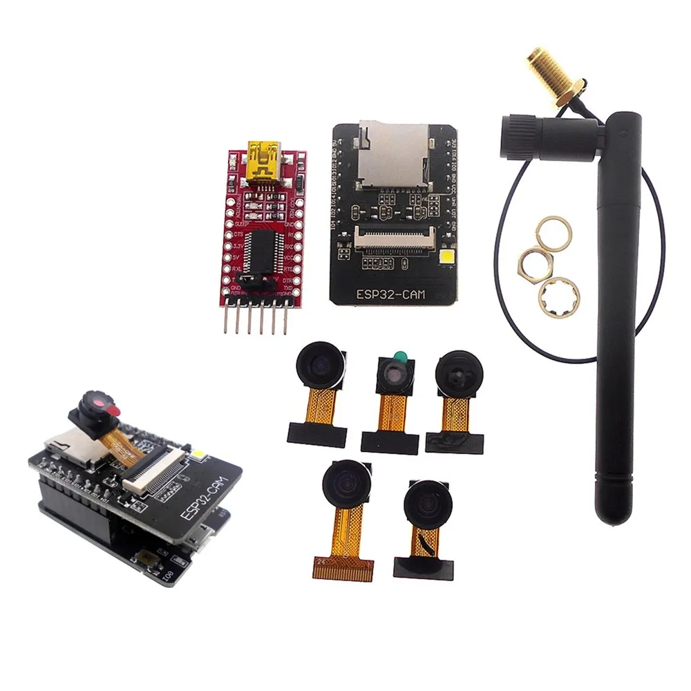 ESP32-CAM OV2640 модуль камеры WIFI Bluetooth макетная плата CH340 Micro USB для последовательного FT232RL