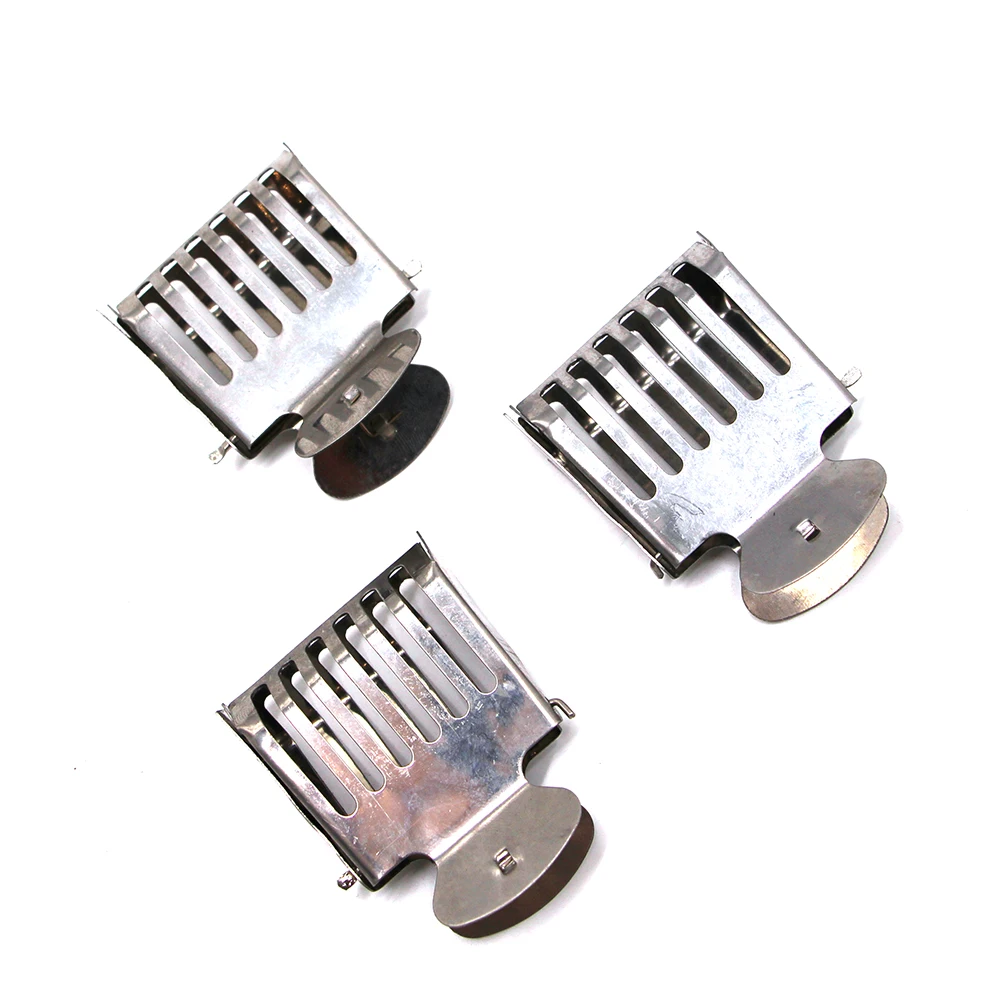 

10PCS Beekeeping Queen Bee Cage Rearing Clips Catcher Beehive Protective Cover Tools Cages Stainless Steel Clip wholesale