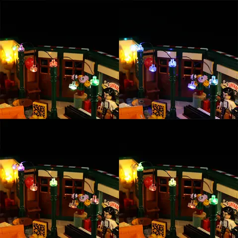 EASYLITE LED-ljussats för idéer-serien 21319 Vänner Central Perk Kafé TV Byggklossar Leksaker Set Ingen modell 8 best sales Lego Central Perk - №4