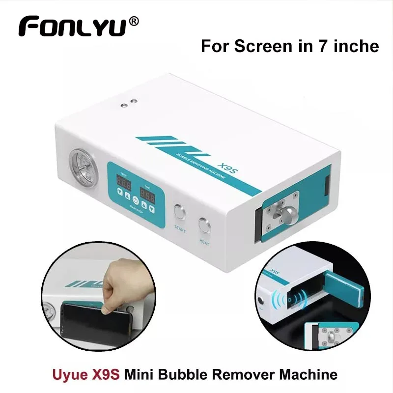 Uyue X9S Mini Bubble Remover Machine LCD Screen OCA Autoclave Debubbler For Mobile Phone Curved Screen Refurbished Repair Tools china 110 230v intelligent 1 2l soymilk maker midea whc13y41 soybean milk multifunctional soybean milk machine