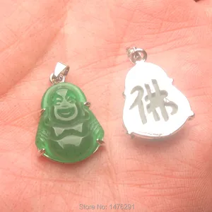 Kolye, çekicilik, küçük, narin, Yeşil, sarı, Kırmızı, Mavi, Kırmızı, Jades, Budist, Budist, dahili, Yepyeni, 1, adet, 20x17mm Kolye buda kafasının en iyi 10 satışı-no. 8