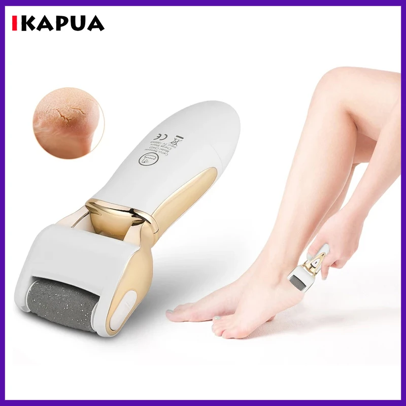 Waterproof Electric Foot File Vacuum Callus Remover Pedicure Tools Dead Skin Callus Remover Foot Care Tool USB Rechargeable