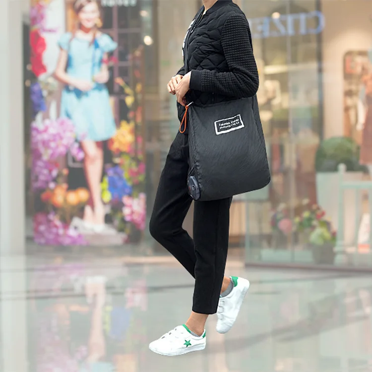 Ultra small portable folding telescopic storage bag multifunctional storage bag small disc shopping bag