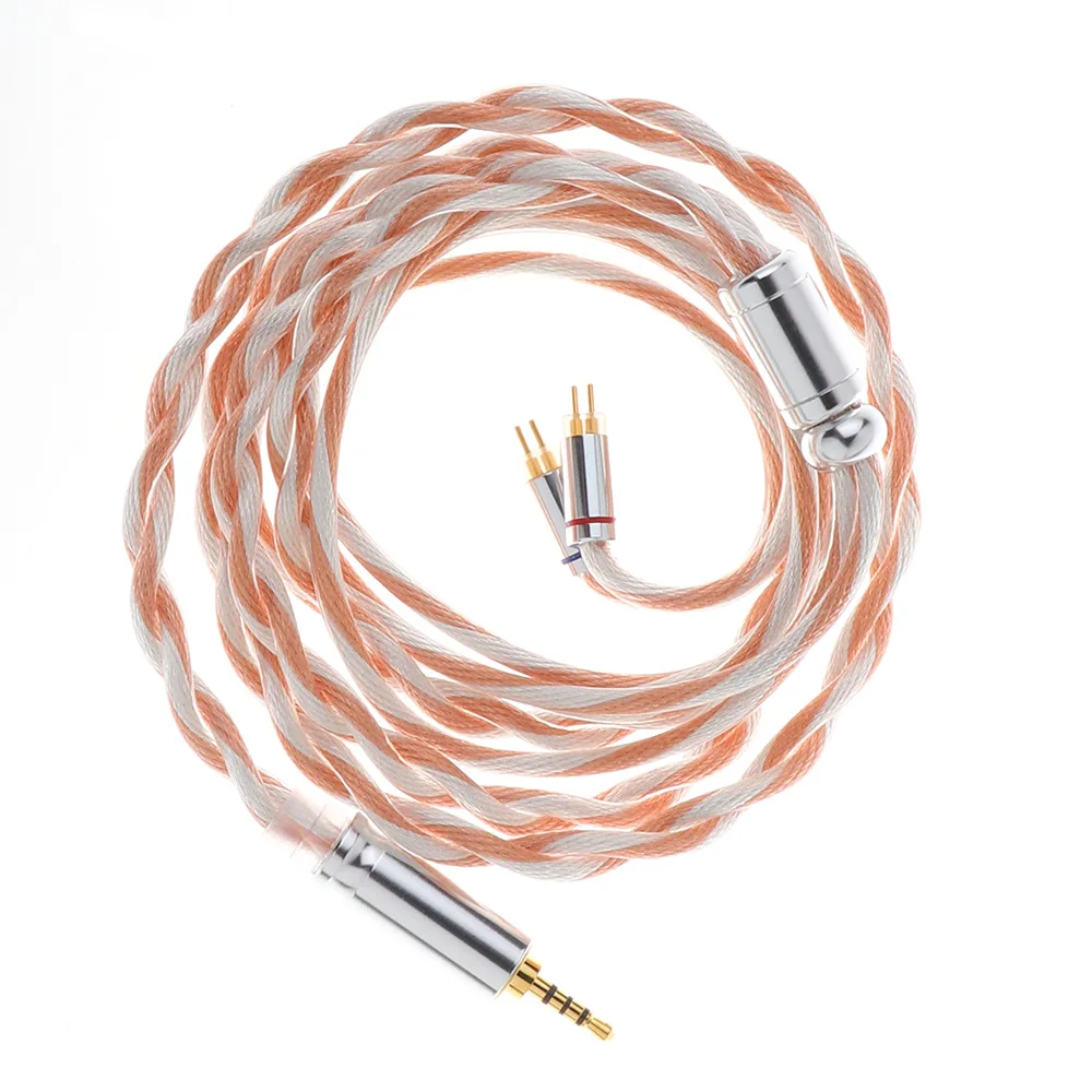 Linsoul Euphrosyne Litz type 6 5N OCC verzilverde OCC-kabel met hoogwaardig materiaal