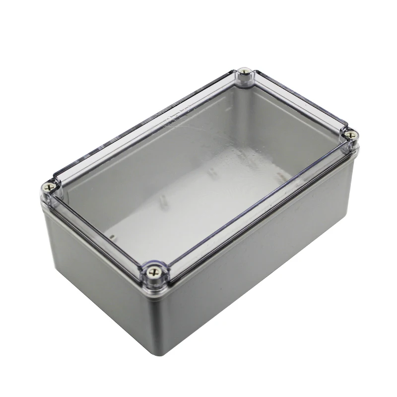 Waterproof junction box IP67 outdoor electrical box transparent cover ABS plastic sealed box waterproof box instrument box