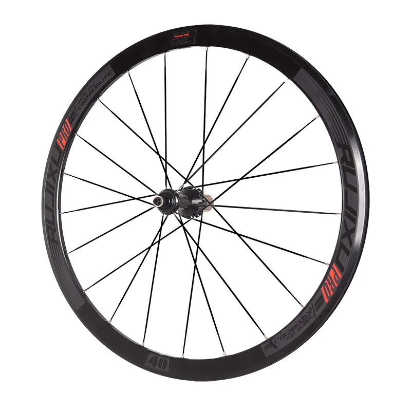 700c rujixu Ultralight 36mm 40mm Alloy V BMX Brake Wheelset Road Bike Wheel Aluminum Wheel Rim Bike Wheels