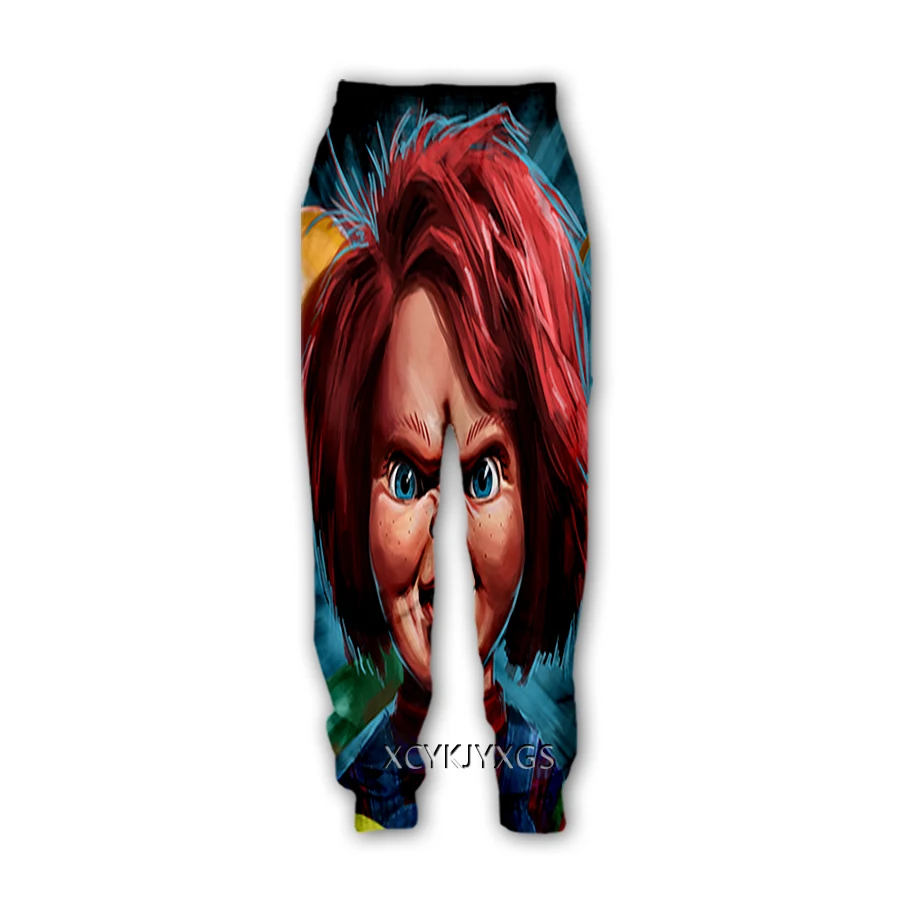 xinchenyuan New Creative Horror Chucky 3D Print Casual Pants Sweatpants Straight Pants Sweatpants Jogging Pants Trousers K03