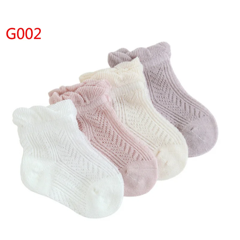 New children\'s socks summer mesh thin cotton boys and girls short baby socks