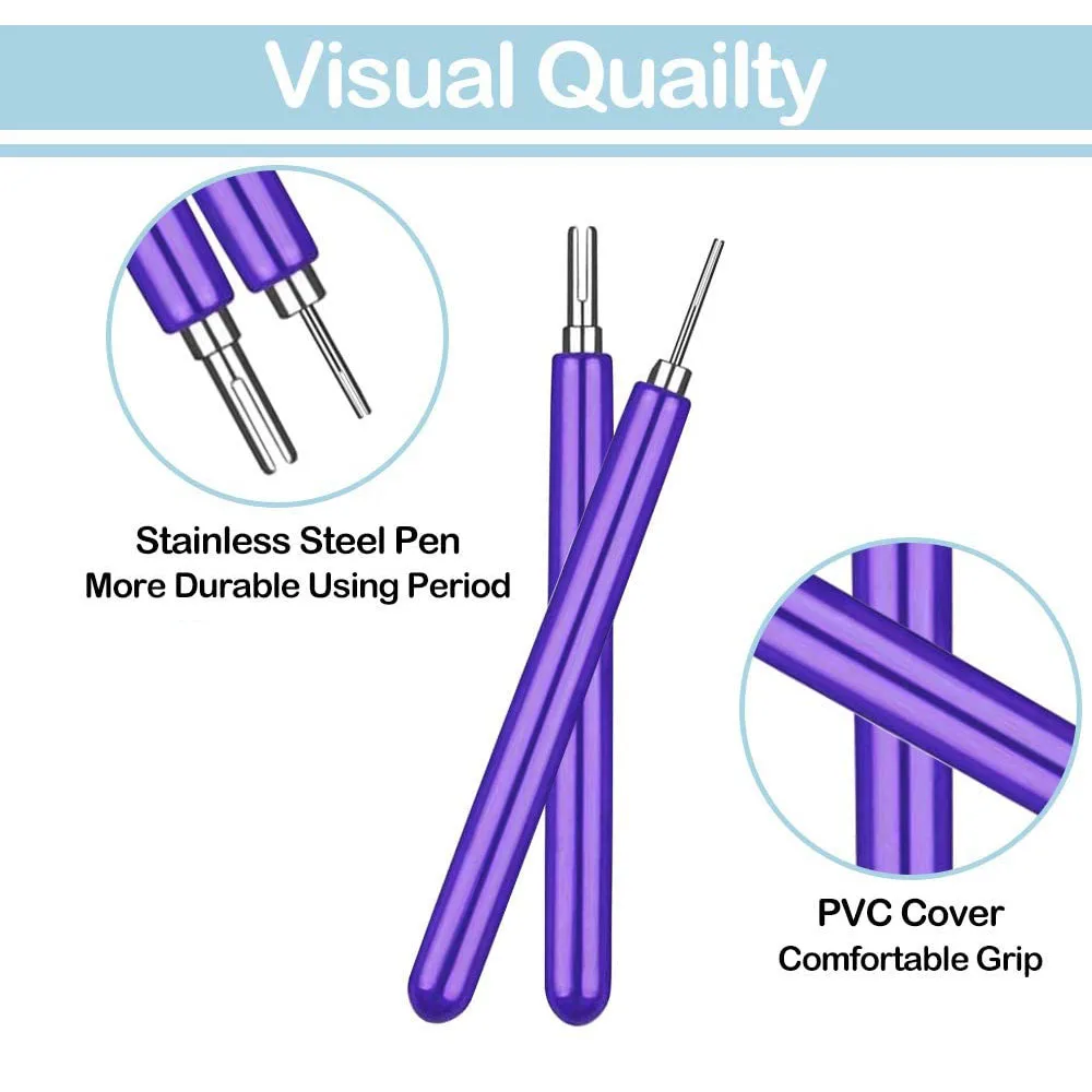 5pcs Quilling Slotted Tools With 2pcs Quilling Tools&1pcs Stainless Steel Tweezer For Art Craft DIY Paper Cardmaking