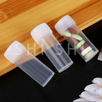 10 Pcs 5ml Plastic Bottle Small Barrel Vials Medicine Pill Liquid Powder Capsule Storage Container Packing Bottle Sample Jar 5g