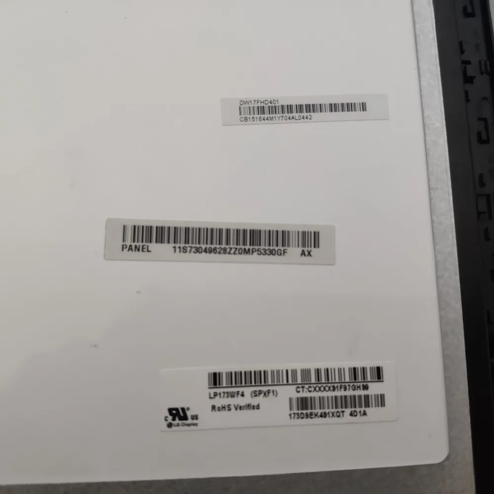 Imagem -04 - Substituição do Conjunto de Toque da Tela Lcd Lp173wf4-spf1 5d10g59769 para Lenovo Y7070 Toque Portátil 17.3