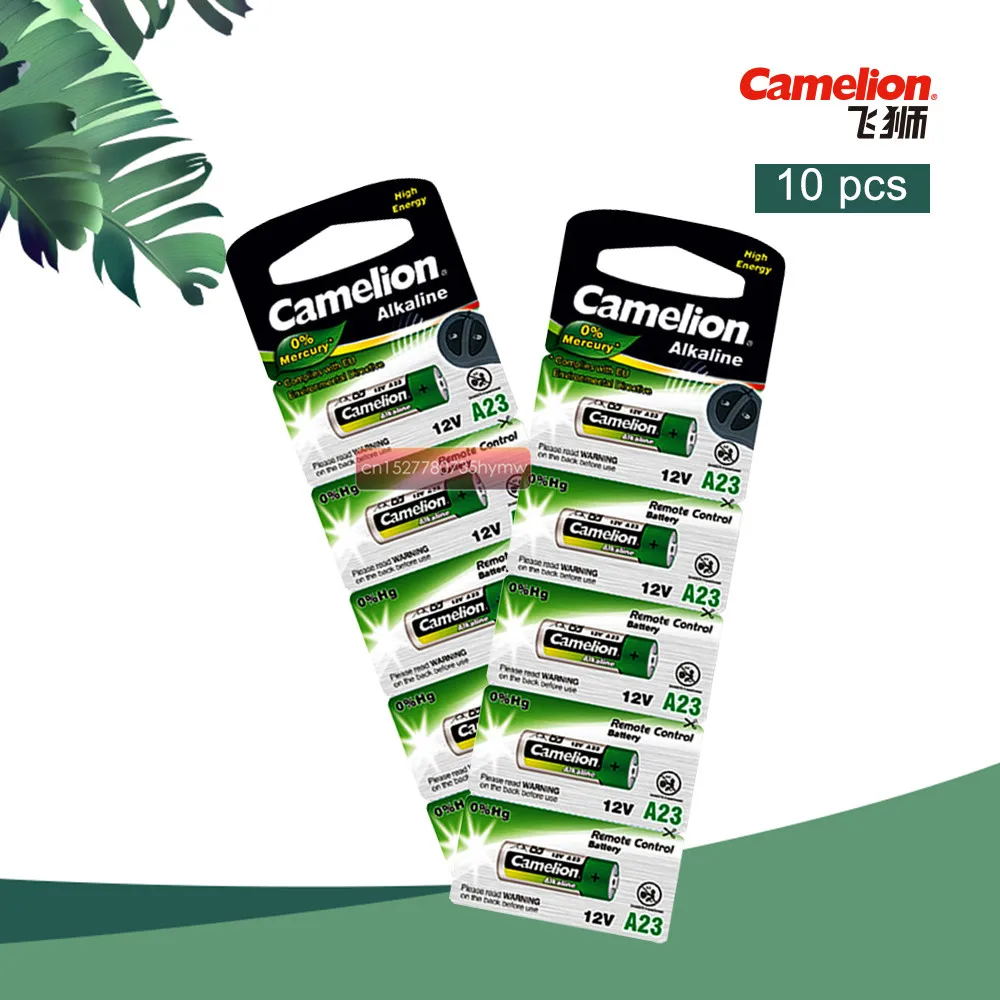 10 قطعة جديد Camelion بطارية قلوية 12 فولت 23A 12 فولت 27A 23A 12 فولت 21/23 A23 E23A MN21 RC التحكم عن بعد بطارية RC الاسمية