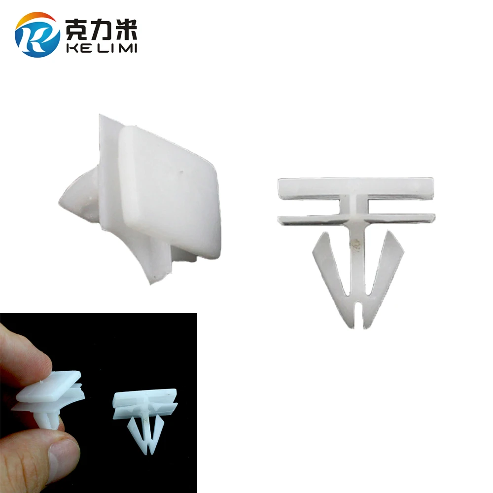 30Pcs Car Body Door Lining Anti-rub Fastener White For GM Chevrolet Car Door Panel Trim Moulding Clips Rivet