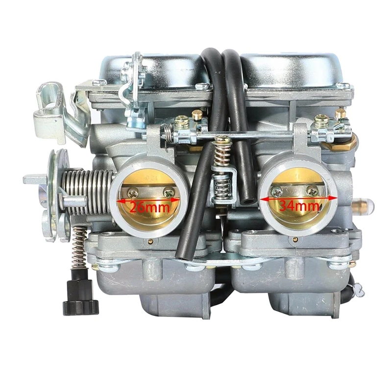 DHBH-PD26JS 26MM 250CC CBT 125/250 Twin Cylinder Carburetor for Motorcycle ATVs Johnny Pag Spyder 300 Barhog Raptor FX-3 Carb