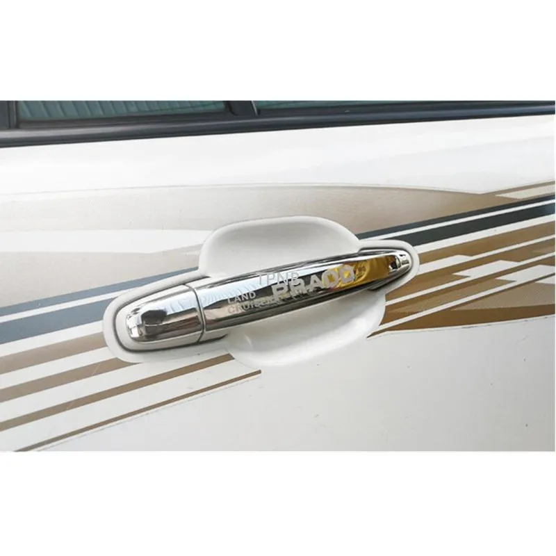 For Toyota Land Cruiser Prado 120 2003 2004 2005 2006 2007 2008 2009 Stainless Steel Outer Door Handle Accessories